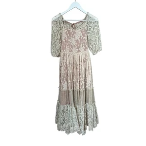 Mia Joy Joyfolie Jarrel Kleid Mädchen Gr. 8 Boho Chic Urlaub Hochzeit Stufen Creme - Bild 1 von 11