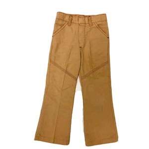 Vtg 70's Health-Tex Kids Flare Corduroy Pants BELL BOTTOMS Hippie Jeans Childs 5 - Picture 1 of 6