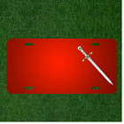 Custom Personalized License Plate With Add Names To Sword Blade Weapons