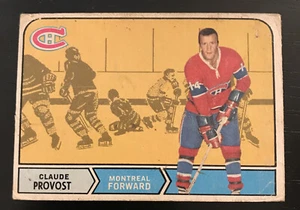CLAUDE PROVOST 1968-69 O-Pee-Chee # 163 OPC Montreal Canadiens 1969 68 69 - Imagen 1 de 6