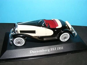 Producto de caja blanca Duesenberg SSJ 1933 Iin Black sobre crema en 1:43. Escala - Imagen 1 de 10