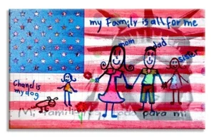 Family is All - Edición Limitada Impresión en papel firmada, por Dr8 Love. Certificado de autenticidad - Imagen 1 de 3