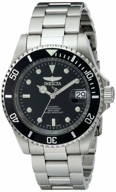 Invicta Pro Diver Men 40mm Stainless Steel Case and Strap for Men (8926OB)
