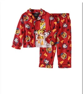 Nickelodeon Paw Patrol Pajama Pants Set 2T Red 2 Piece Chase Marshall Rubble  - Picture 1 of 1