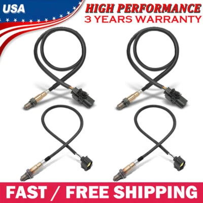 Sensor de oxígeno O2 ascendente + descendente 4 piezas 1 y 2 para Mercedes-Benz C230 2006-2007 2,5 L Foto 1 de 4