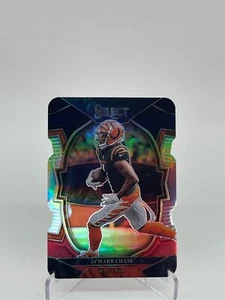 2022 Panini Select Black and Red Prizm Die-Cut #71 Concourse Ja'Marr Chase - Bild 1 von 2