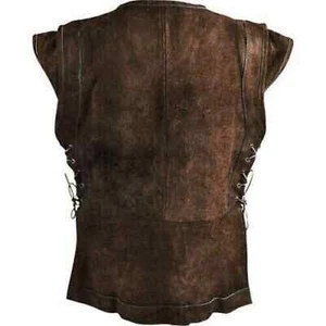 Leather Armor Viking Jerkin Larp Armor Medieval Leather Cosplay Costume 1Piece - Picture 1 of 2