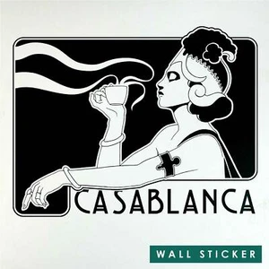 Wall & Window Sticker Art Nouveau VINTAGE Coffee Ad (Furniture & Mirror) #102 - Picture 1 of 8