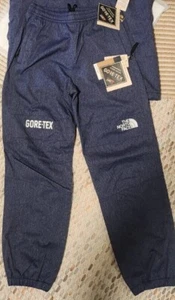 the north face Gore-tex gore-tex Blue Denim Mountain pant Size Small RARE SIZE - Picture 1 of 2