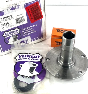 Yukon Gear YP SP706552 Husillo delantero de repuesto para Dana 44, Ford F150, 5 orificios Foto 1 de 4