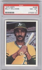 1975 SSPC #496 Billy Williams PSA 8