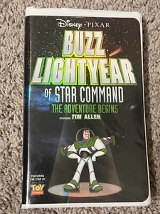 Disney Pixar Buzz Lightyear of Star Command VHS Adventure Begins Video Tape RARE - Picture 1 of 3