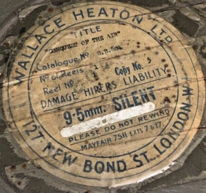 AERONAUTICA PRE WAR PROPAGANDA STYLE Pathéscope 9.5mm silent film CONQUEST AIR - Picture 1 of 11