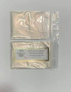 Red Pink White Highlight Mica Pigment Powder 6g for Lip Sticks, Eye Shadow, Eyes - Picture 1 of 1