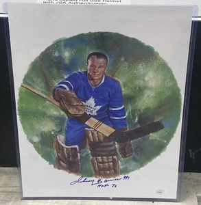 Johnny Bower Hand-Signed Autographed 11x14 Toronto Maple Leafs Photo w/ JSA COA - Picture 1 of 2