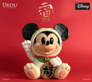 Versión Pastel Urdu Disney Fukuheya Maneki Neko Mickey Mouse Figura de 18 cm de altura - Imagen 1 de 6