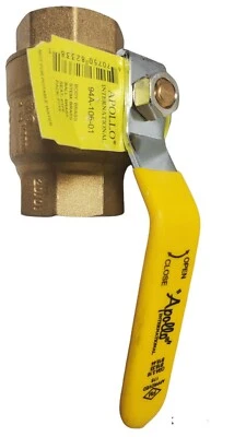  APOLLO 94A-106-01 BRASS BALL VALVE 1-1/4" FNPT - Image 1 of 4