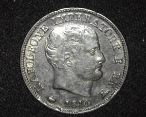 ITALY KINGDOM OF NAPOLEON 1810-M 5 SOLD1 C5.1 ABOUT UNCIRCULATED ~J17 - Picture 1 of 2