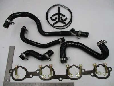 KIT NUEVO MANGUERAS DE VACÍO PORSCHE 944S2 EN SILICONA 89 90 91 MANGUERAS VÁLVULA CONTROL RALENTÍ Foto 1 de 4