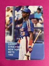 🐶 1989 Darryl Strawberry action superstars #9 Rare!!