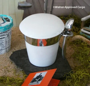 ANTHROPOLOGIE PINT ICE CREAM SERVING JAR -NIB- THE COOLEST WAY TO EAT AND STORE! - Picture 1 of 8