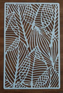 Leaf Pattern Stencil 28cm x 18cm - Picture 1 of 1