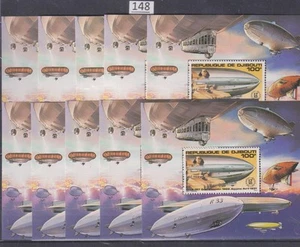 MO 10X DJIBOUTI 1980 - MNH - ZEPPELIN - Picture 1 of 1