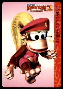 Nintendo Super Konkey Kong 2 1996 Bandai Carddass Lonely! Japón #64 - Imagen 1 de 2