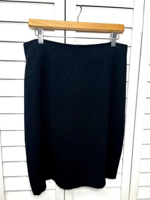 Emanuel Ungaro Pencil Skirt Career Business Office Women’s Size 12 Black - Image 1 of 4