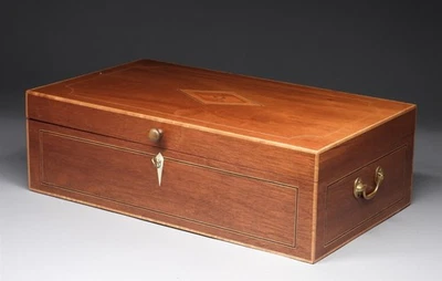 Atemberaubender 1996 Ronald Starnes Kitemark Mahagoni Humidor 100 Zigarren Tabak Aufbewahrung - Bild 1 von 4