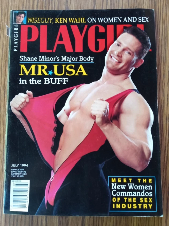 PLAYGIRL Magazine July 1994 ~~ Bodybuilder Mr USA Shane Minor ~~ M0167 - Image 1 of 1