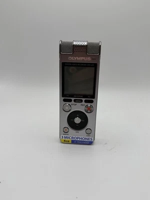 Olympus DM-620 Digital Voice Recorder 4GB + microSD 3 Microphones Tested Works - Image 1 of 4