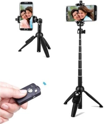 Yunteng YT-9928 Tripod Selfie Stick Portable Bluetooth Handheld Tripod OZ - image 1 of 4