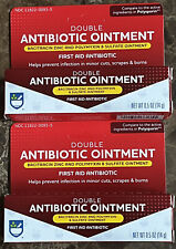 2 Tubes Double Antibiotic Ointment, Rite Aid compare to Polysporin exp 01/2026