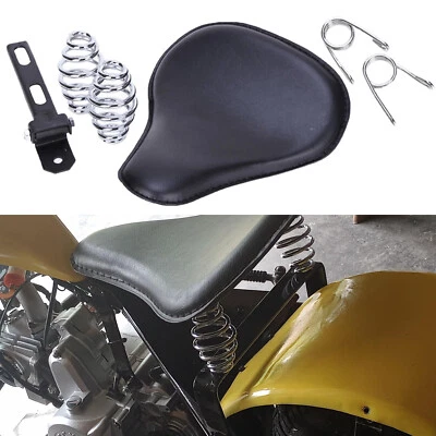 Asiento de conductor de resorte bobber para motocicleta para Kawasaki Vulcan 650 900 2000 Foto 1 de 4