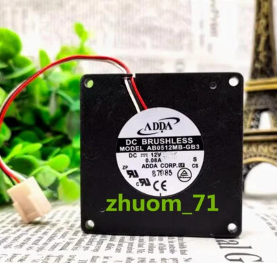 1PC ADDA AB0512MB-GB3 5010 12V 0.08A 5CM Turbine cooling fan - Image 1 of 4