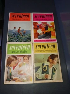 Rare Vintage 1969 Seventeen Mini Booklet Catalogs Lot of 4, Hard To Find - Picture 1 of 16