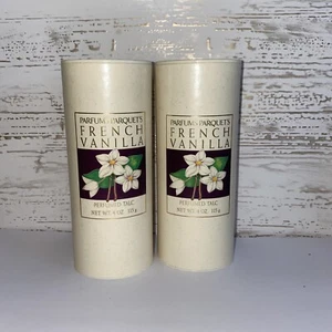 Parfums Paquet's French Vanilla Perfumed Talc 4 oz (2 pcs) - Picture 1 of 3