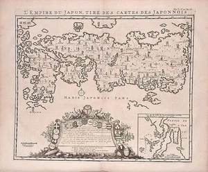 Antique map, Chatelain, L'empire du Japon tire des cartes des Japonnois - Picture 1 of 1