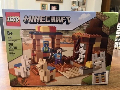 Lego Minecraft The Trading Post 21167 Collectible Playset 201 pcs.  FREE SHIP !! - Image 1 of 4