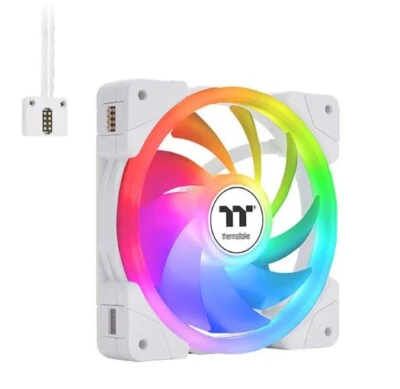 Thermaltake CL-F170-PL14SW-A SWAFAN EX14 ARGB Sync Fan White TT Premium, 3 Pack - Image 1 of 2