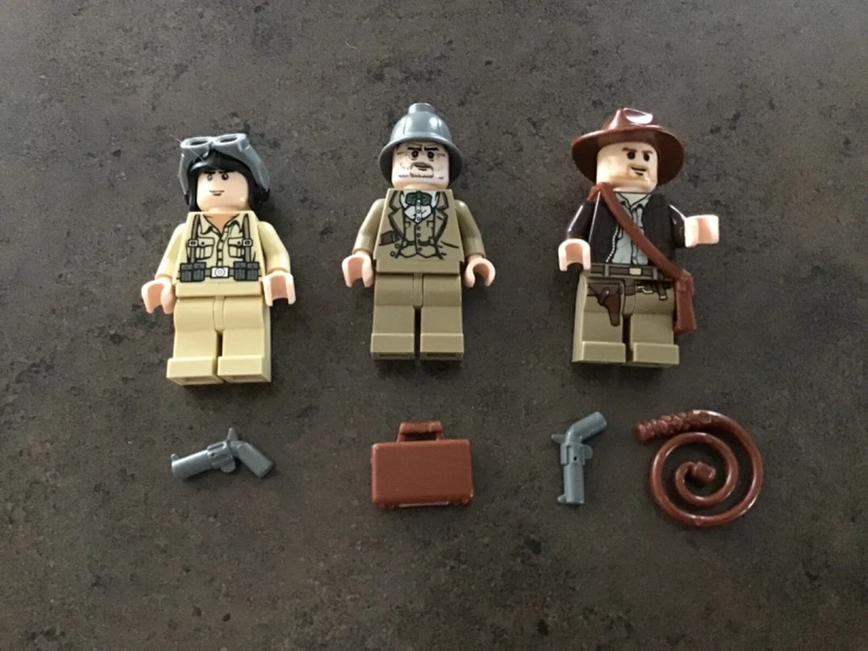 Lego 7620 Indiana Jones Minifiguras con accesorios Foto 1 de 1