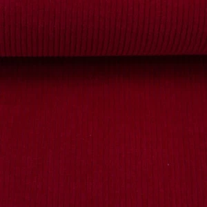 Cord Nicky Stoff weich Juna in Rot für Hoodies Sweater etc Kates Nähkästchen - Bild 1 von 3