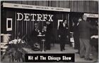 1960s Chicago Postcard DETREX CHEMICAL INDUSTRIES Dry Cleaner's Trade Show Card