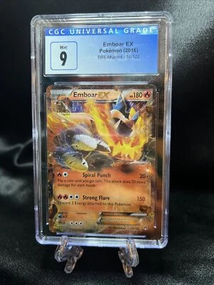 Emboar EX Pokémon 2016 CGC Mint 9 BREAKpoint - 14/122 - Image 1 of 3