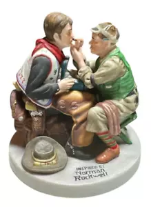 Gorham "Gary Cooper in Hollywood" Inspired by Norman Rockwell 1988 Ltd ed. #81 - Picture 1 of 5