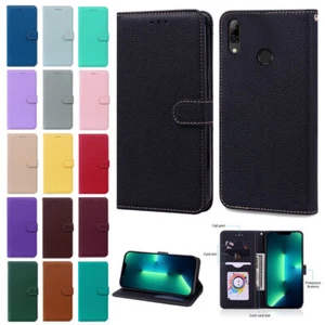 Flip Candy Leather Wallet Cover Case For Huawei P50 P40 P30 Pro P Smart 2019 - Picture 1 of 60
