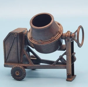 Vintage Die Cast Metal Cement Mixer Pencil Sharpener Made In Hong Kong 2.25" H - Picture 1 of 12