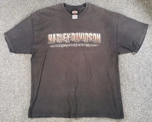 Mens ST.Leger Harley-Davidson Doncaster England T-Shirt Short Sleeve XL Vintage - Picture 1 of 9