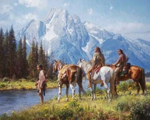 Martin Grelle - River's Edge - S/N Canvas Giclee - 36 X 45 - MINT - Picture 1 of 1